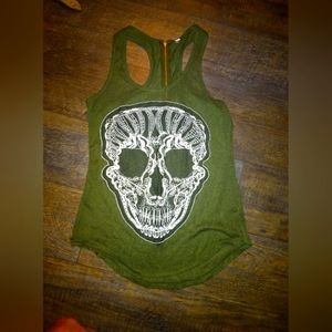Skull tank top